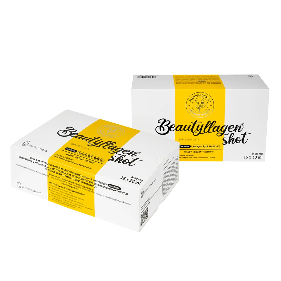 Beautyllagen Shot, зі смаком манго та апельсина, 30 x 30 шт.: ціни та характеристики