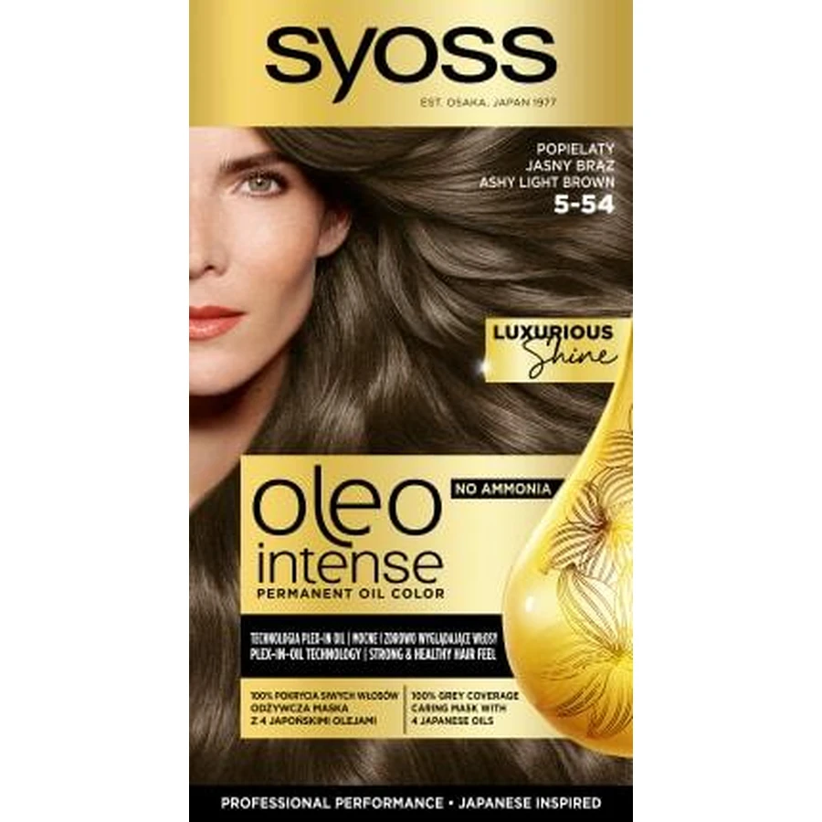 Syoss Oleo Intense Permanent Primer 5-54 світло-сірий, 1 шт.: ціни та характеристики
