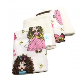 Пеленки для новорожденных из тонкой ткани Princess, 70 x 80 см, 4 штуки, Baltic Bebe