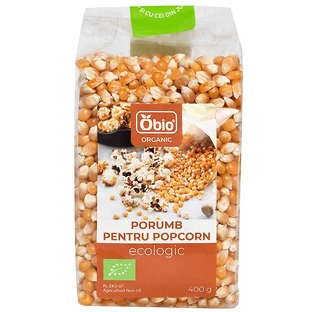 Кукурудза для попкорну Organic, 400 г, Obio