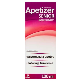 Apetizer Senior, сироп из малины и смородины, 100 мл