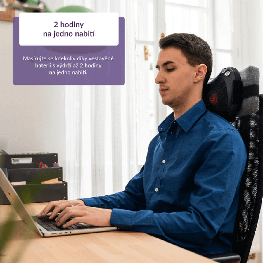 TrueLife RelaxBack B3 Charge, масажна подушка: ціни та характеристики