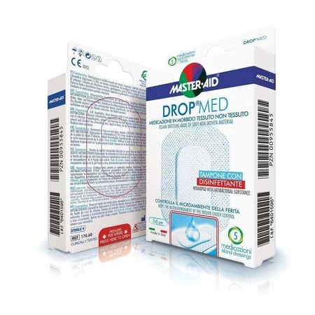 Послеоперационная повязка Drop Med 7x5 см, 5 штук, Pietrasanta Pharma: цены и характеристики