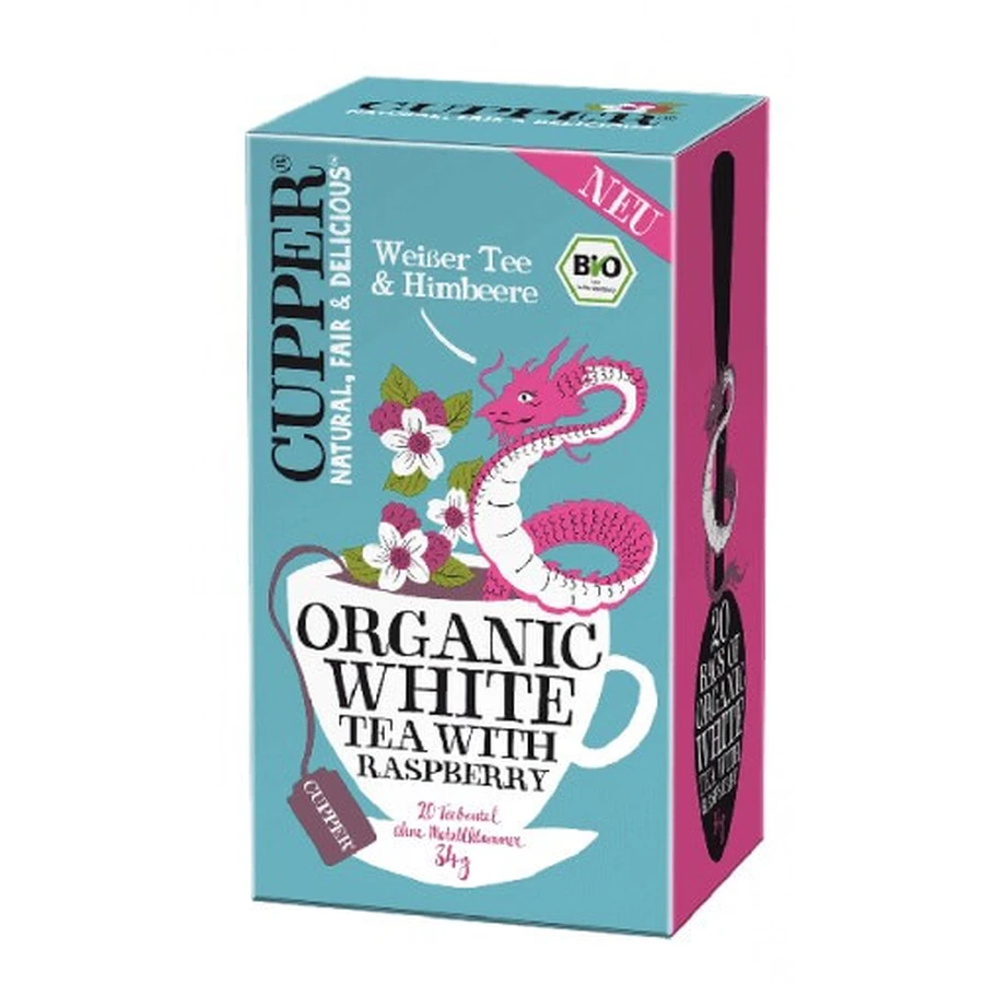 Чай Allos Hof Cupper Organic White Tea with Raspberry, фильтр-пакетик 2.5 г, 20 шт.: цены и характеристики