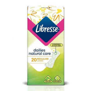 Вбираючі серветки Natural Care, 20 шт, Libresse