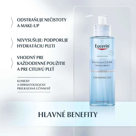 Очищувальний гель Eucerin DermatoClean 200 мл: ціни та характеристики