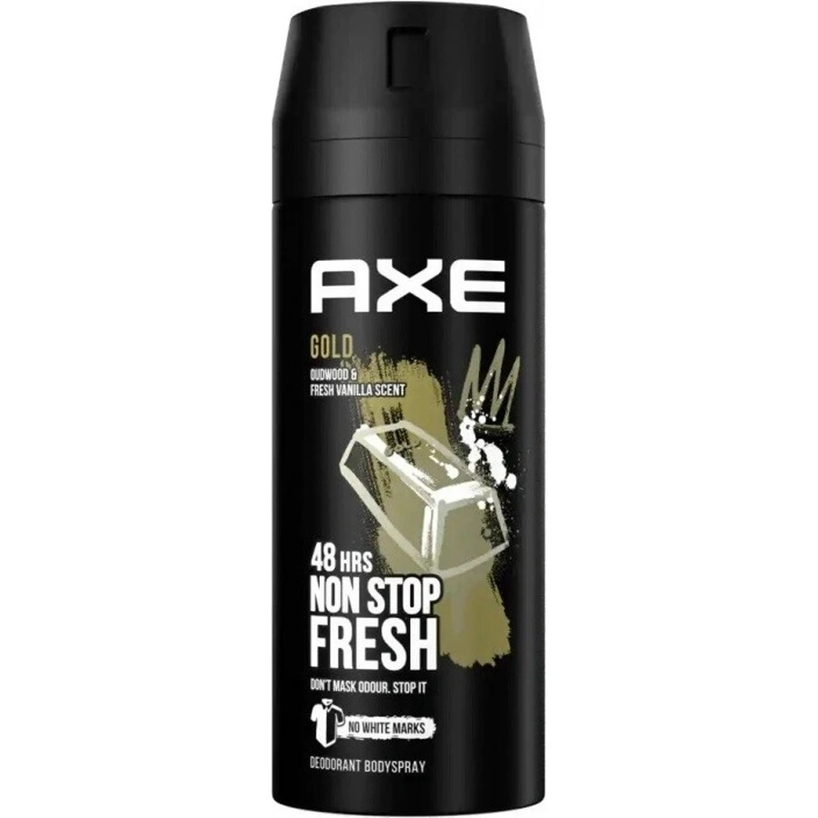 Axe Gold 1×150 мл, чоловічий дезодорант: ціни та характеристики