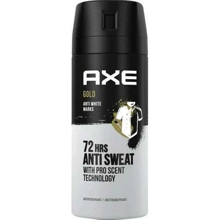 Axe Gold 1×150 мл, чоловічий дезодорант: ціни та характеристики