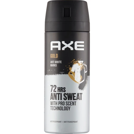 Axe Gold 1×150 мл, чоловічий дезодорант: ціни та характеристики