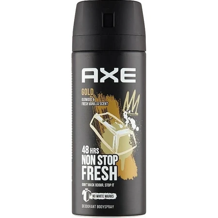 Axe Gold 1×150 мл, чоловічий дезодорант: ціни та характеристики