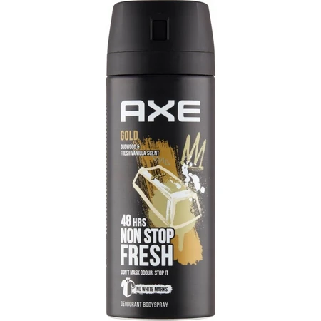 Axe Gold 1×150 мл, чоловічий дезодорант: ціни та характеристики