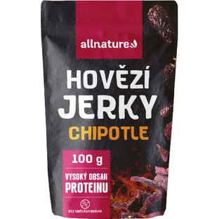 В'ялене м'ясо Allnature BEEF Chipotle 100 г