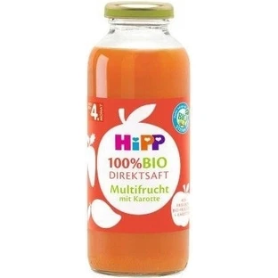 HiPP 100% Organic Fruit Ava с морковью 1×330 мл, fruit ava