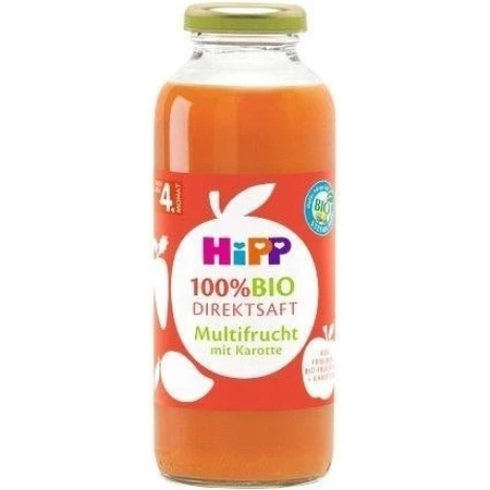 HiPP 100% Organic Fruit Ava с морковью 1×330 мл, fruit ava: цены и характеристики