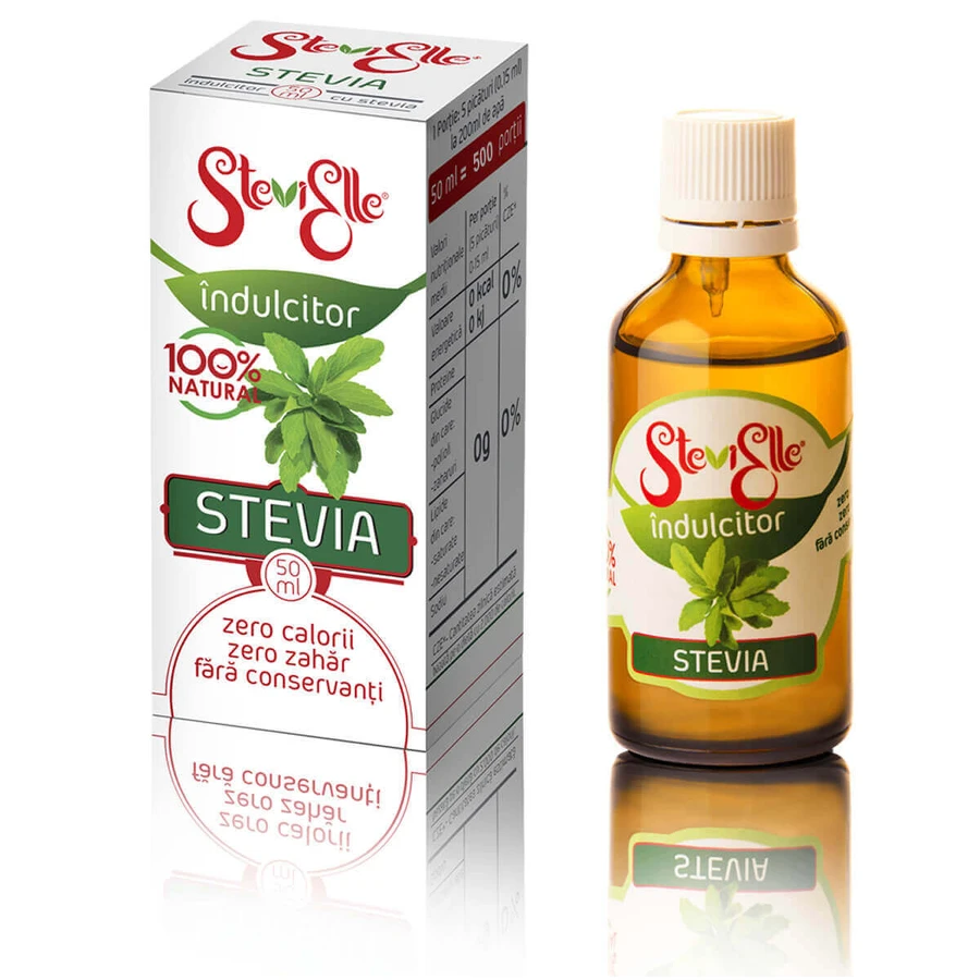 Цукрозамінник стевії SteviElle, 50 мл, Hermes Natural: ціни та характеристики