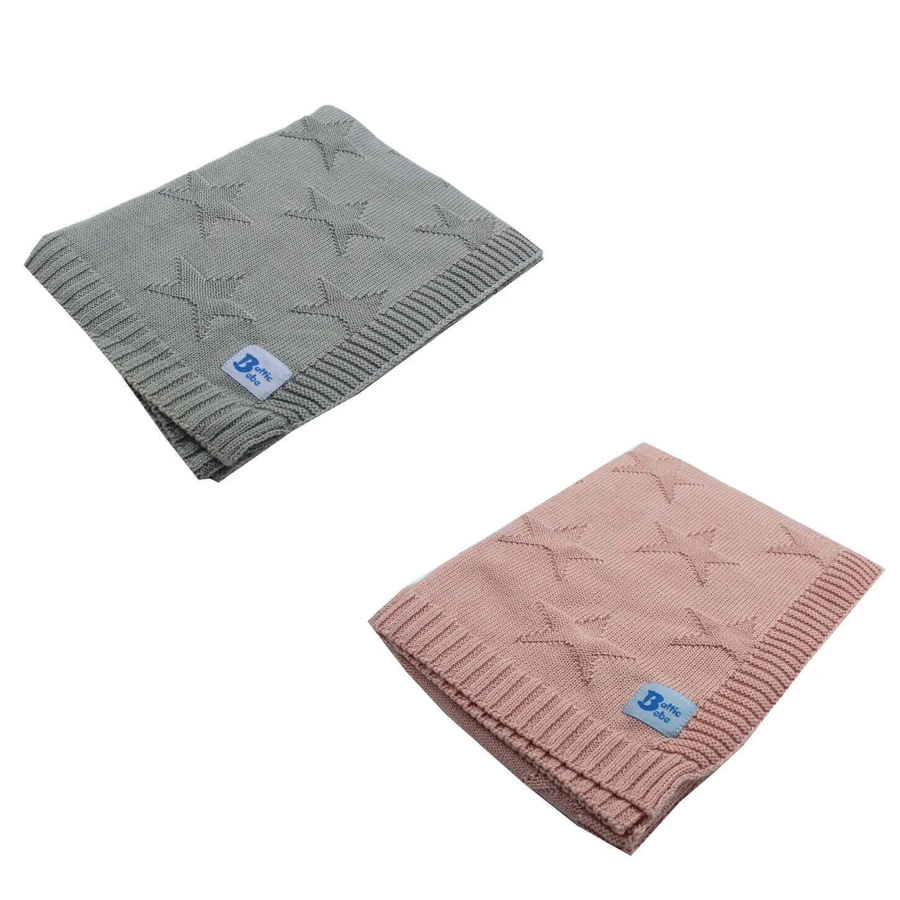 Вязаный плед 70x90 см, Baltic Bebe: цены и характеристики