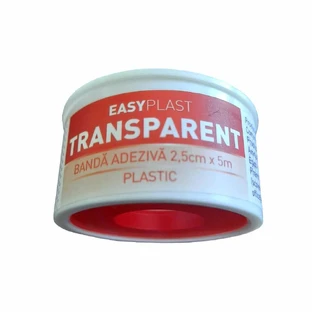 Прозрачная пластиковая клейкая лента, 2,5 см x 5 м, Easy Plast