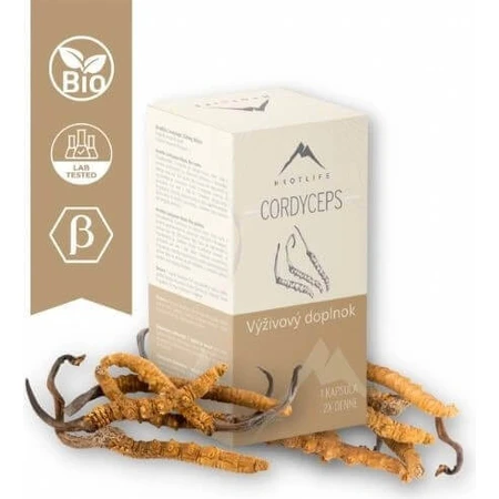 Hrotlife Cordyceps 1×60 cps, пищевая добавка: цены и характеристики