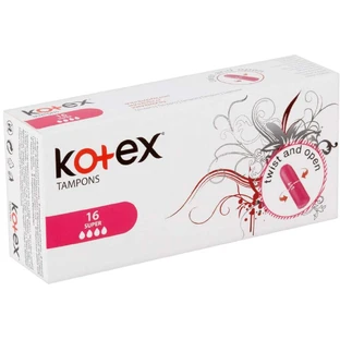 Kotex® Tampons Супергігієнічні тампони 16 шт