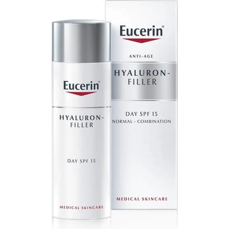 Денний крем проти зморшок Eucerin HYALURON-FILLER 1×50 мл, для нормальної та комбінованої шкіри: ціни та характеристики