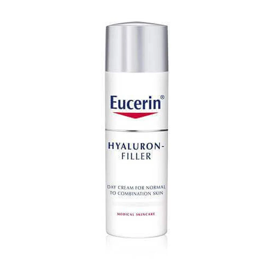 Денний крем проти зморшок Eucerin HYALURON-FILLER 1×50 мл, для нормальної та комбінованої шкіри: ціни та характеристики