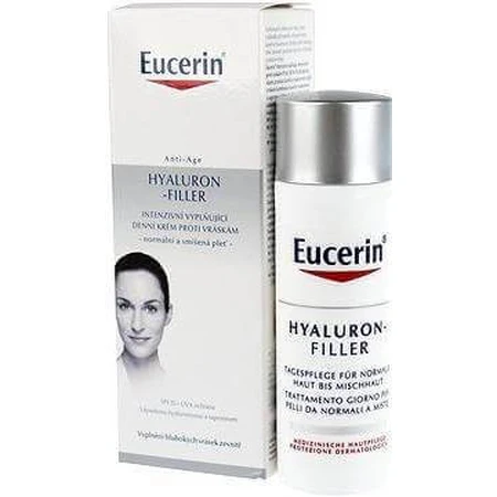 Денний крем проти зморшок Eucerin HYALURON-FILLER 1×50 мл, для нормальної та комбінованої шкіри: ціни та характеристики