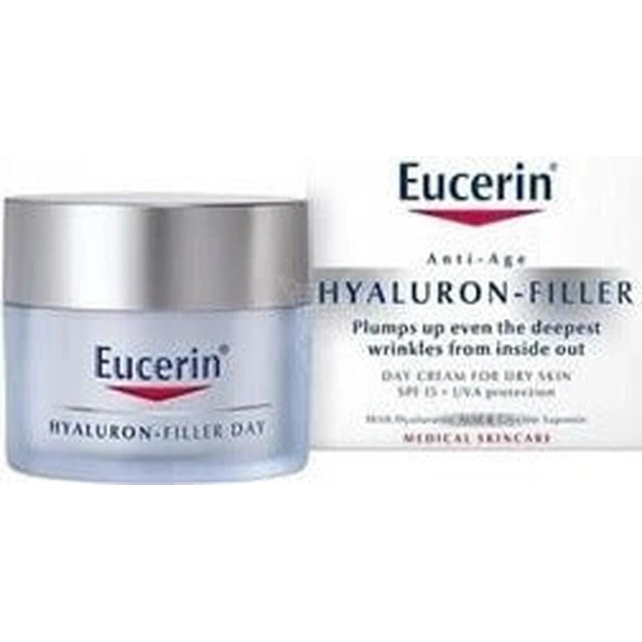 Денний крем проти зморшок Eucerin HYALURON-FILLER 1×50 мл, для нормальної та комбінованої шкіри: ціни та характеристики