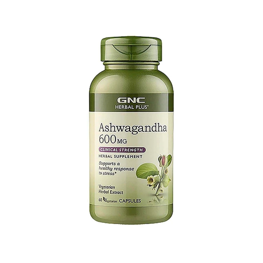Gnc Herbal Plus Ашвагандха 600 мг, 60 капсул: ціни та характеристики