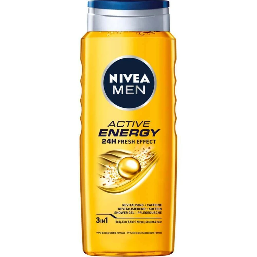 Nivea Men Активна енергія для душу, 500 мл: ціни та характеристики