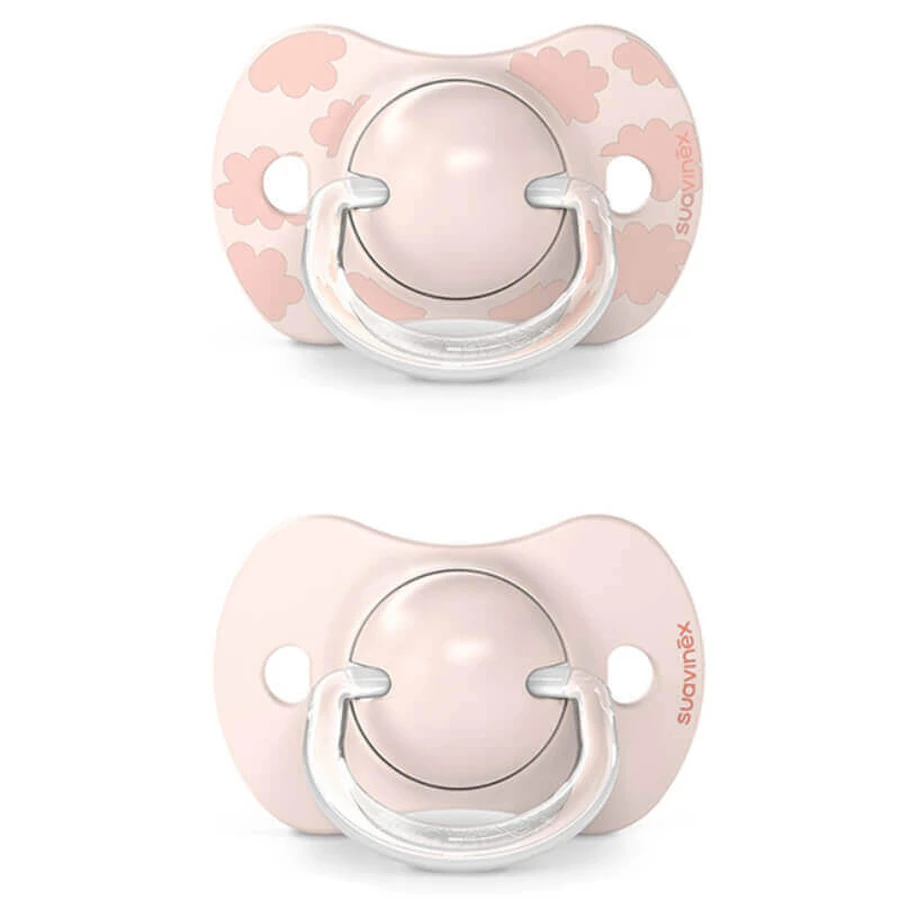 Suavinex Dreams SX Pro, физиологический манекен, силикон, розовый, 0-6 месяцев, 2 штуки: цены и характеристики