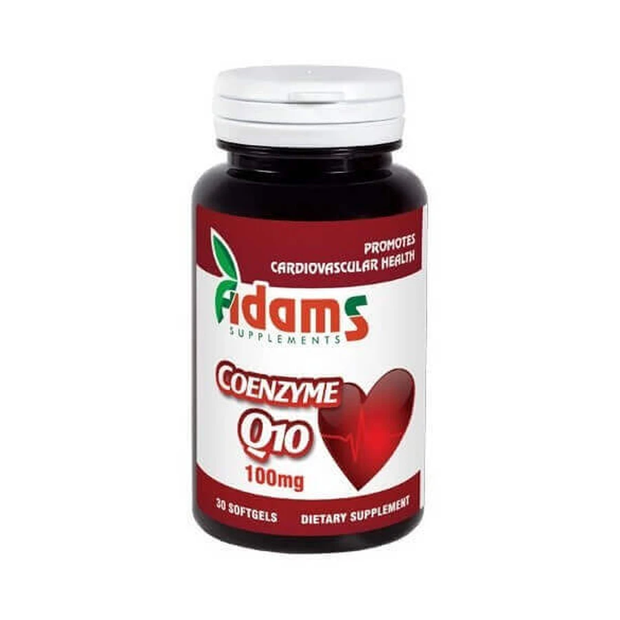 Коэнзим Q10 100 мг, 30 капсул, Adams Vision: цены и характеристики