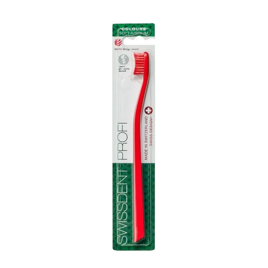 Зубная щетка SWISSDENT PROFI Colours Soft-Medium 1×1 шт, зубная щетка: цены и характеристики
