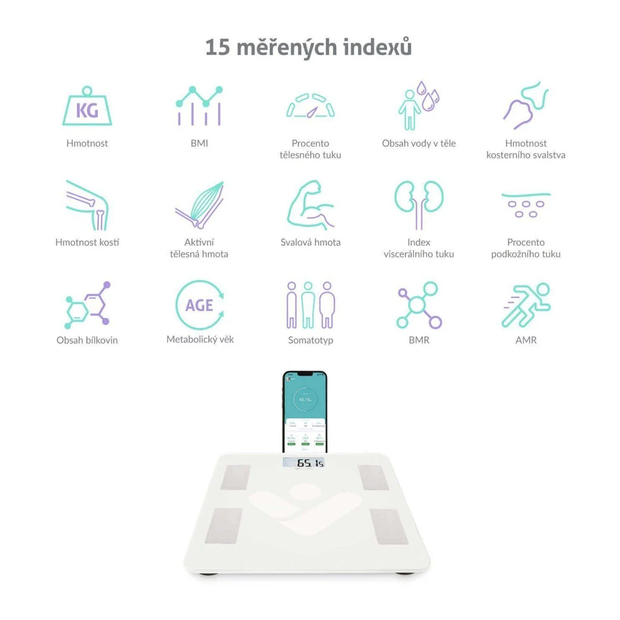TrueLife FitScale W4 BT - розумні діагностичні ваги: ціни та характеристики