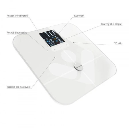 Розумні ваги TrueLife FitScale W7 BT White: ціни та характеристики