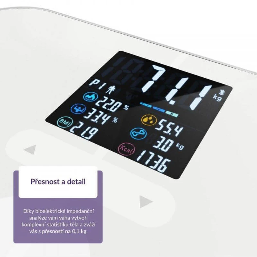 Розумні ваги TrueLife FitScale W7 BT White: ціни та характеристики