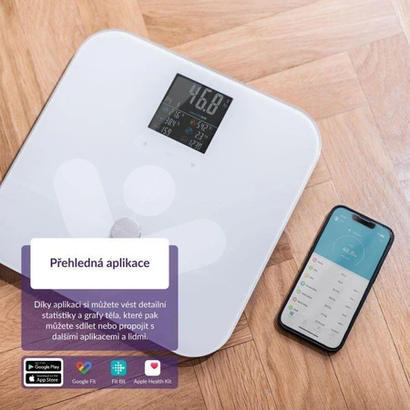 Розумні ваги TrueLife FitScale W7 BT White: ціни та характеристики