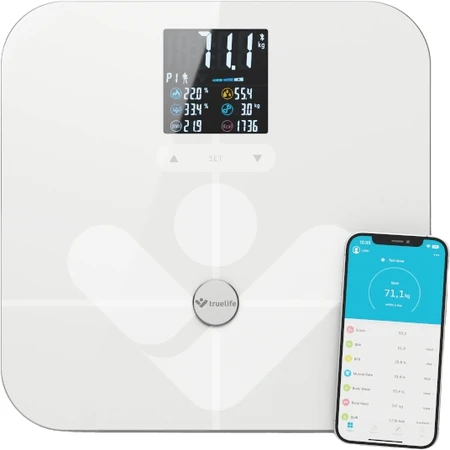 Розумні ваги TrueLife FitScale W7 BT White: ціни та характеристики