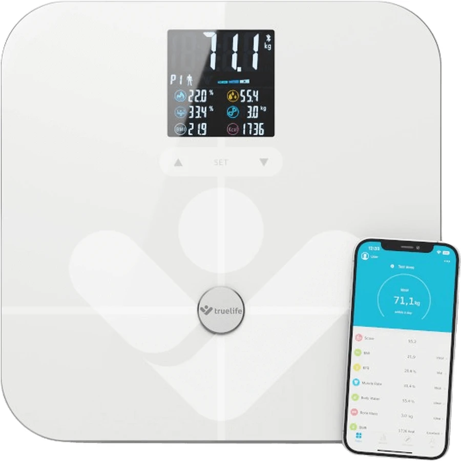 Розумні ваги TrueLife FitScale W7 BT White: ціни та характеристики