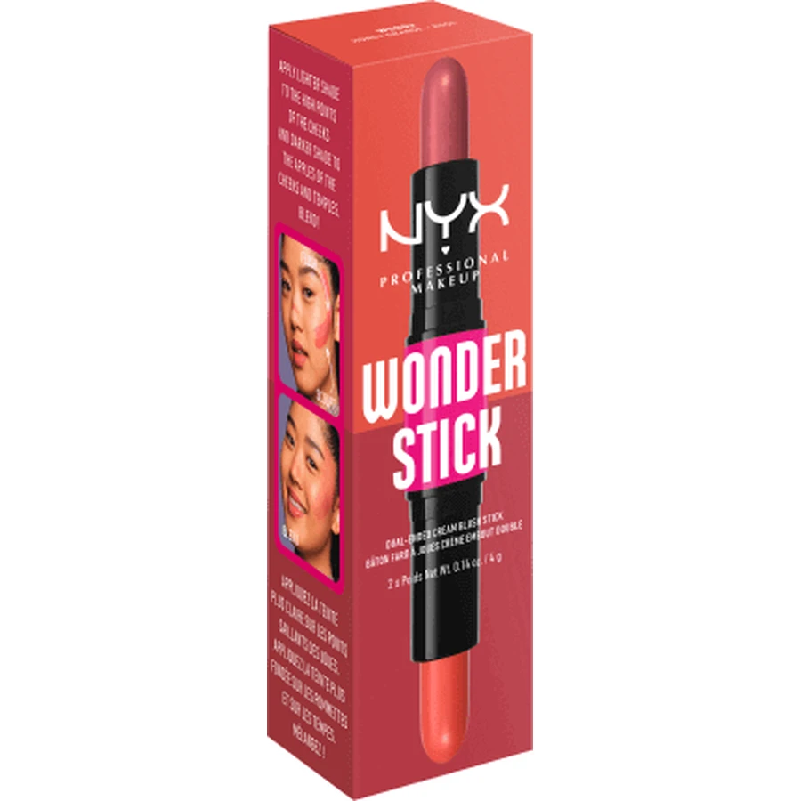 Nyx Professional Makeup Wonder Stick румяна 02 Honey Orange & Rose, 1 шт.: цены и характеристики