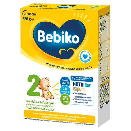 Сухая молочная смесь Bebiko 2 Nutriflor Expert для детей с 6 месяцев, 350 г: цены и характеристики