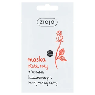 Ziaja, Трояндова модна маска з гіалуроновою кислотою, 7 мл