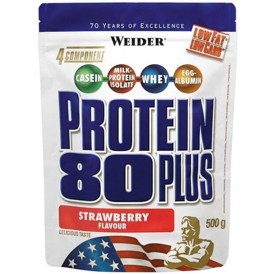 Weider Protein 80 Plus Лимонно-сирний 500 г: ціни та характеристики