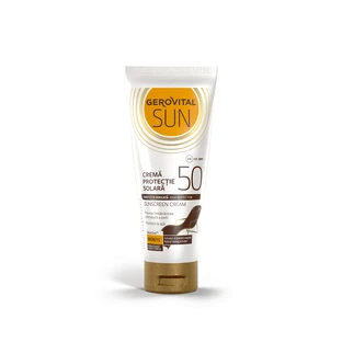 Крем сонцезахисний SPF50 Gerovital Sun, 100 мл, Farmec