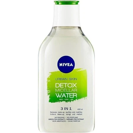 NIVEA Мицеллярная вода Urban Detox 1×400 мл, мицеллярная вода: цены и характеристики