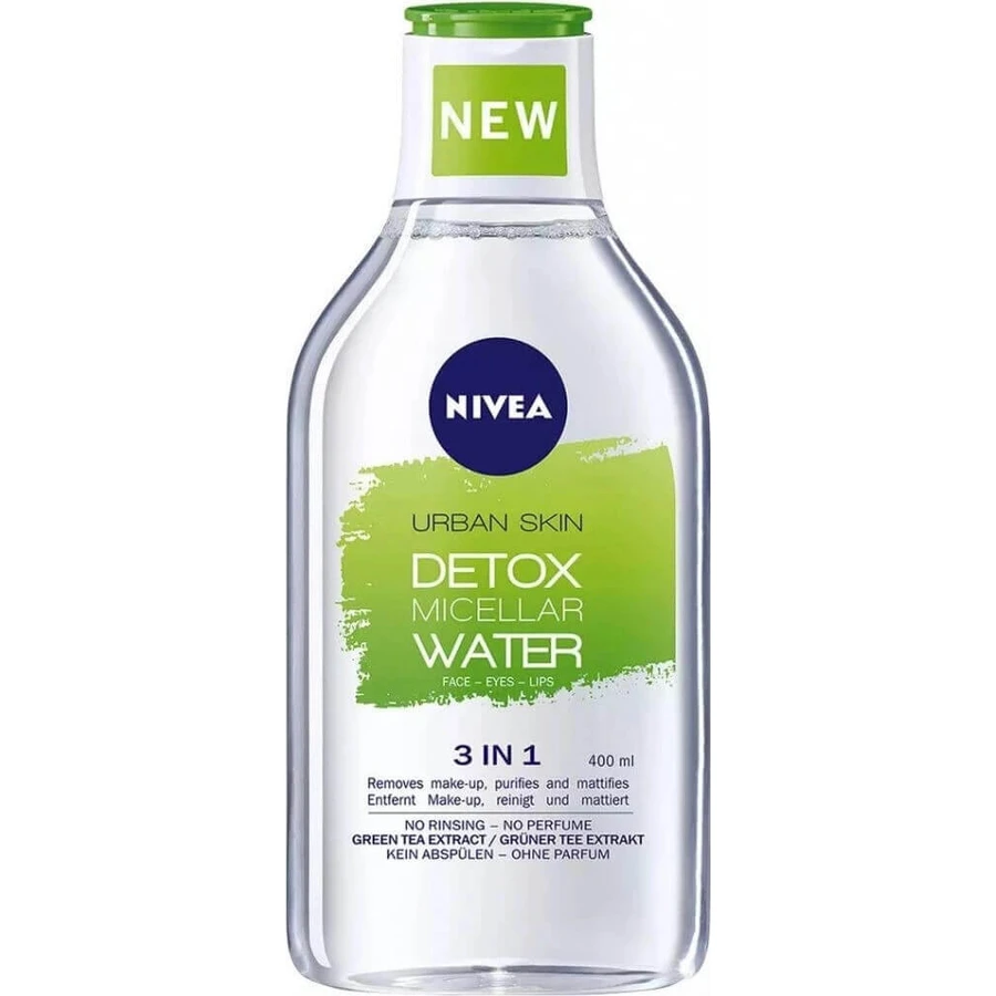NIVEA Мицеллярная вода Urban Detox 1×400 мл, мицеллярная вода: цены и характеристики