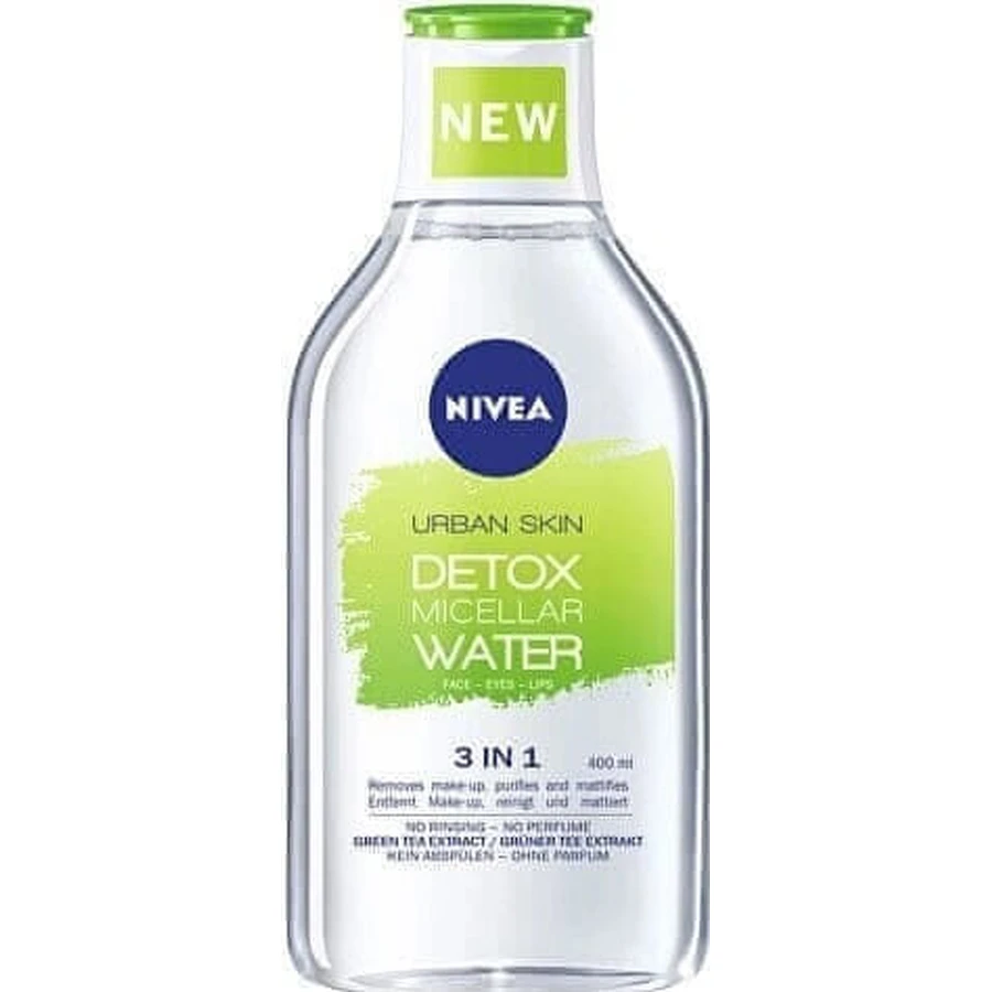 NIVEA Мицеллярная вода Urban Detox 1×400 мл, мицеллярная вода: цены и характеристики