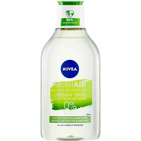 NIVEA Мицеллярная вода Urban Detox 1×400 мл, мицеллярная вода: цены и характеристики