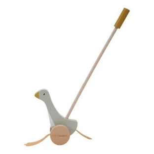 Деревянная игрушка-толкатель FSC, +18 месяцев, Little Goose, Little Dutch