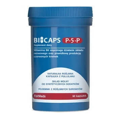 BICAPS P-5-P витамин B6 (60 капс) Формиды: цены и характеристики