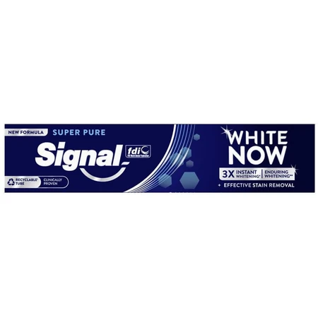 Signal White Now Суперчистая зубная паста 75 мл: цены и характеристики
